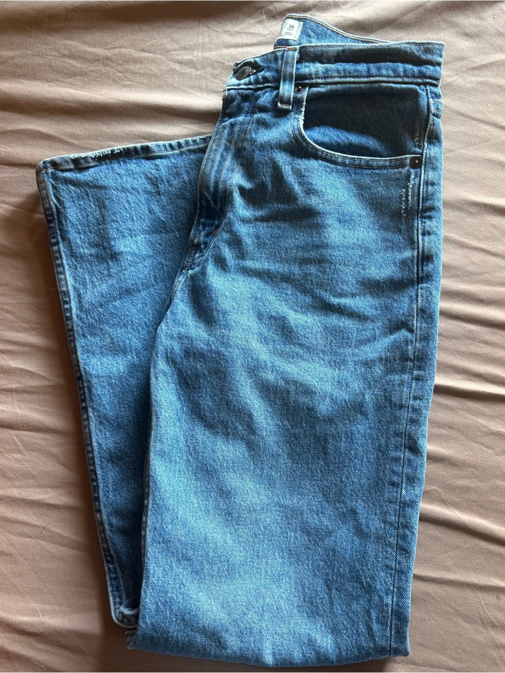 Abercrombie & Fitch Light Blue High-Rise Denim Jeans - Picture 3 of 3